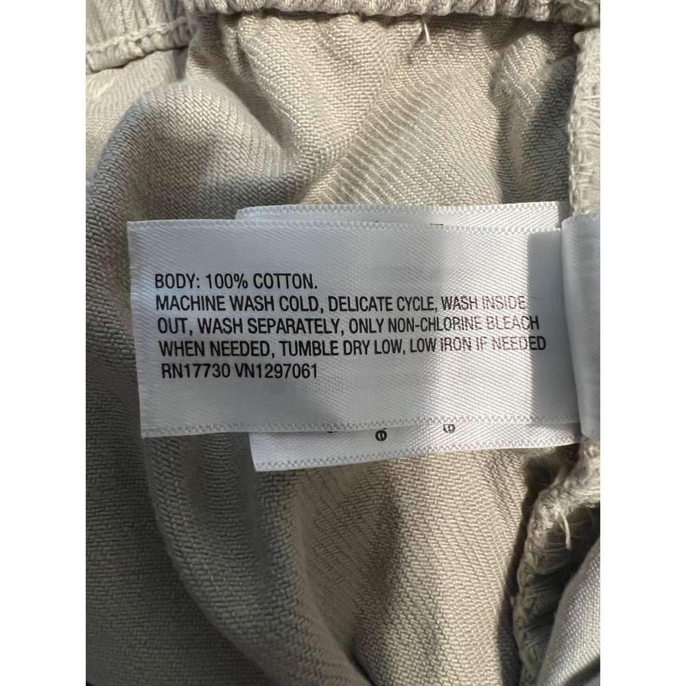 Universal Thread Womens Wide Leg Utility Pants Beige Khaki Cotton Size L NWT - Picture 6 of 7